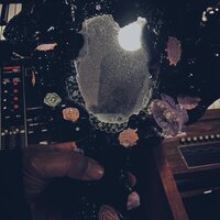Maneka - bathes and listens (Red Galaxy) vinyl cover