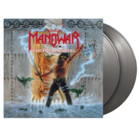 Manowar - Hell Of Steel: Best Of (Silver) vinyl cover