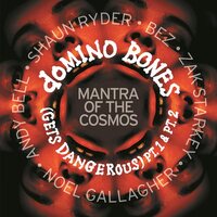 Mantra of the Cosmos - Domino Bones Parts 1 & 2 (Clear) vinyl cover