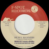 Marcus I Meets Adubta - Heavy Manners vinyl cover