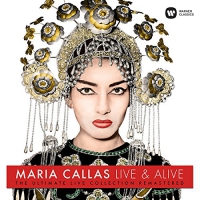 Maria Callas - Live & Alive - The Ultimate Live Collection Remastered vinyl cover