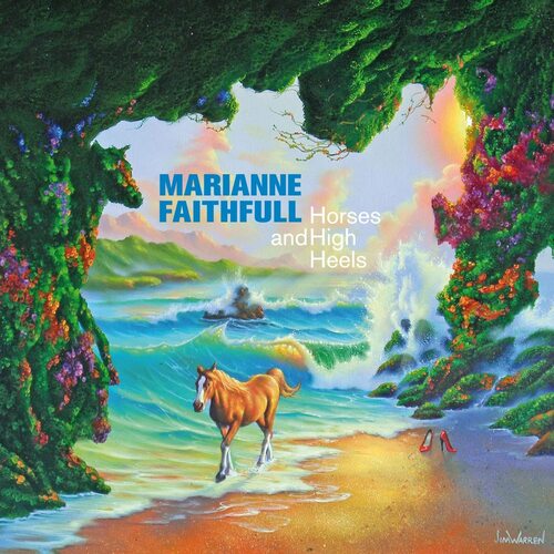 Marianne Faithfull - Horses & High Heels (Yellow) vinyl cover