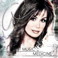 Marie Osmond - Music Is Medicine Autographed vinyl cover