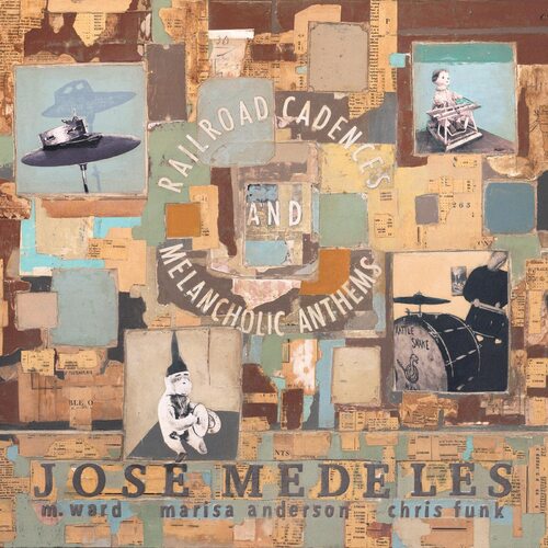 Marisa Anderson & Chris Funk Jose Medeles W/ M. Ward - Railroad Cadences & Melancholic Anthems (Clear W/ Black Smoke)