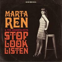 Marta Ren  &  The Groovelvets - Stop Look Listen vinyl cover