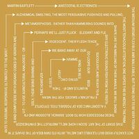 Martin Bartlett - Anecdotal Electronics vinyl cover