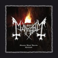 Mayhem - Atavistic Black Disorder / Kommando - EP vinyl cover