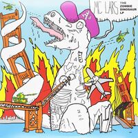 Mc Lars - The Zombie Dinosaur Clear Blue vinyl cover
