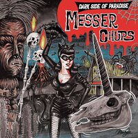 Messer Chups - Dark side of paradise (Yellow/Black Splatter) vinyl cover