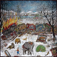Mewithoutyou - Ten Stories Clear Purple With Swamp Included vinyl cover