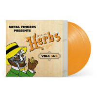 MF Doom - Metal Fingers Presents: Special Herbs Vol. 1 & 2 (Yellow) vinyl cover