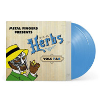 MF Doom - Metal Fingers Presents: Special Herbs Vol. 7 & 8 (Blue) vinyl cover