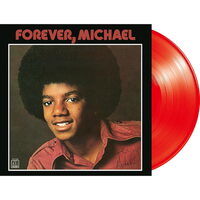 Michael Jackson - Forever, Michael (Clear Red) vinyl cover