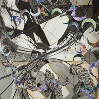 Michael Spires That In The Sunset Rise / Zerang - Illinois Glossolalia vinyl cover