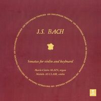Michèle Auclair - Bach: Sonatas For Keyboard & Violin vinyl cover