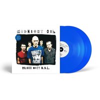 Midnight Oil - 20000 Watt R.S.L.: The Best Of (Blue) vinyl cover