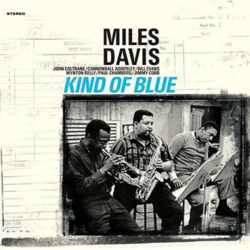 Miles Davis - Kind Of Blue Solid Unique Sticker vinyl cover