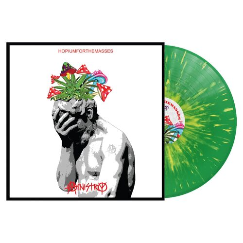 Ministry - Hopiumforthemasses (Green & Yellow Splatter) vinyl cover
