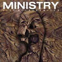 Ministry - Live Necronomicon (Black/Gold Splatter) vinyl cover