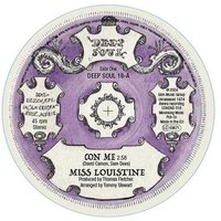 Miss Louistine & Sam Dees - Con Me / Con Me vinyl cover