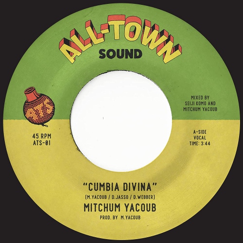 Mitchum Yacoub - Cumbia Divina (Transparent red vinyl) vinyl cover