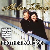 Modern Talking - Brother Louie '98 (Yellow & White Marble) vinyl cover