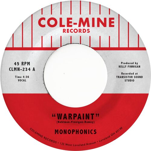 Monophonics & Kelly Finnigan - Warpaint / Crash & Burn vinyl cover