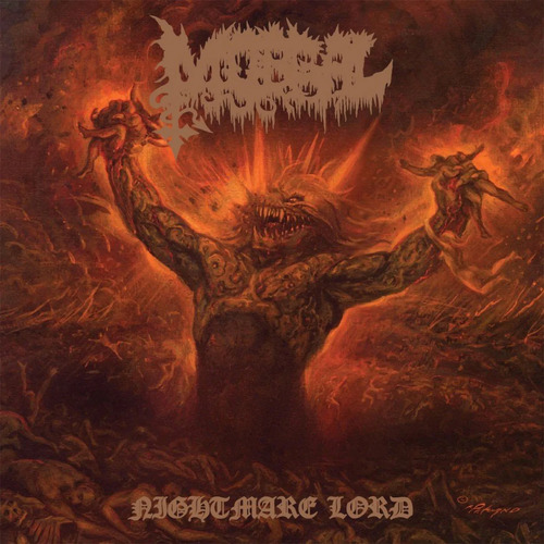 Morgal - Nightmare Lord (Gold & Black Splatter) vinyl cover