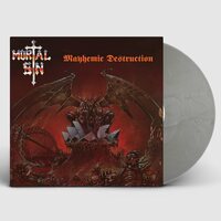 Mortal Sin - Mayhemic Destruction (Silver) vinyl cover