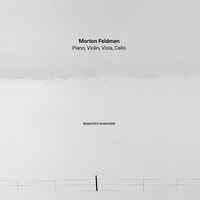 Morton Feldman - Piano, Violin, Viola, Cello vinyl cover