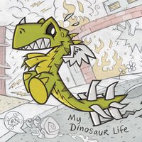 Motion City Soundtrack - My Dinosaur Life (Purple & Red Marble) vinyl cover