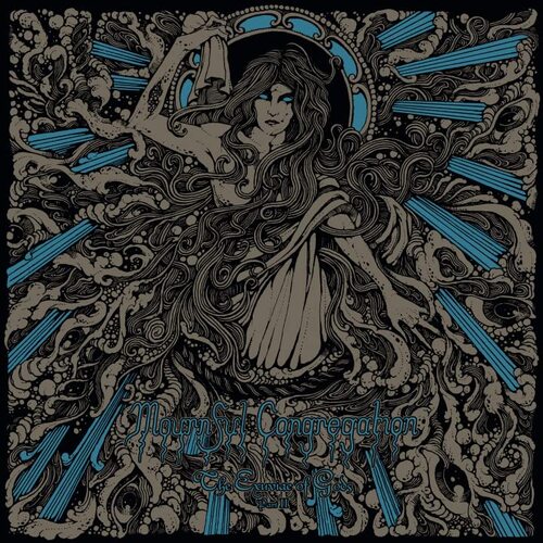 Mournful Congregation - The Exuviae Of Gods;Part 2 (Royal Blue) vinyl cover
