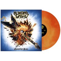 Municipal Waste - Electrified Brain (Orange Swirl) vinyl cover