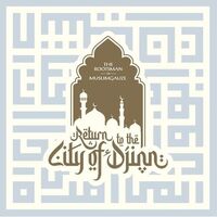 Muslimgauze - Return To The City Of Djinn vinyl cover