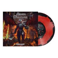 Mystic Prophecy - Hellriot (Black & Red Swirl) vinyl cover