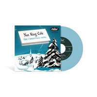 Nat King Cole - The Christmas Song (Baby Blue; Single) vinyl cover