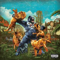 NEMS/Scram Jones - RISE OF THE SILVERBACK (Gray Marble) vinyl cover