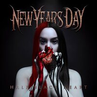 New Years Day - Half Black Heart (Deep Blood Red) vinyl cover