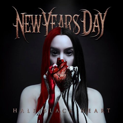 New Years Day - Half Black Heart vinyl cover