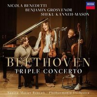 Nicola Benedetti/Sheku Kanneh-Mason/Benjamin Grosvenor - Beethoven: Triple Concerto, Op. 56 vinyl cover