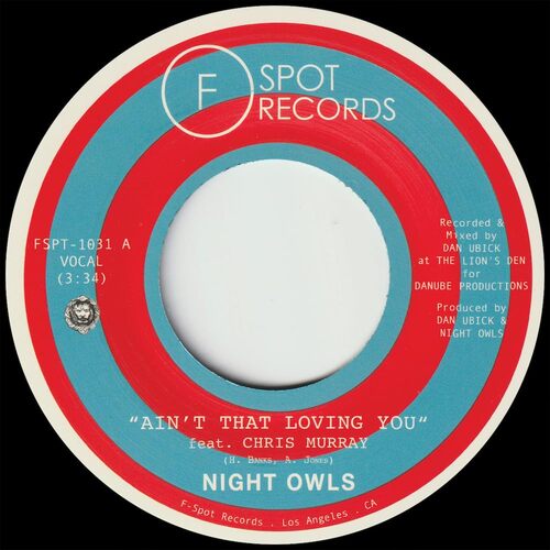 Night Owls - Ain't That Loving You B/w Are You Lonely For Me vinyl cover