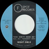 Night Owls - You Don't Know Me B/w If You Let Me vinyl cover