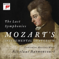 Nikolaus Harnoncourt - Mozart: Symphonies Nos. 39, 40 & 41 vinyl cover