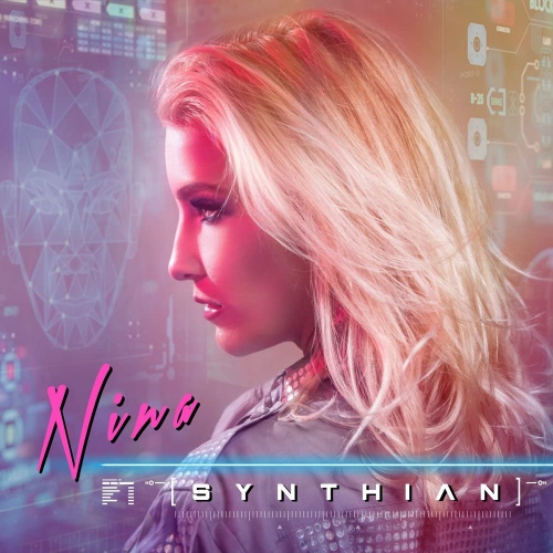 Nina - Synthian (Clear With Neon Magenta) vinyl cover