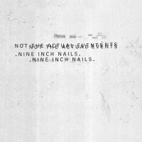 Nine Inch Nails - Not The Actual Events vinyl cover