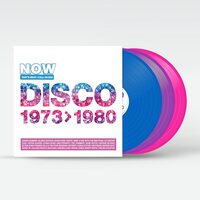 Now That's What I Call an Era-Disco: 1973-1980 - Now That's What I Call An Era; Disco: 1973-1980 (Blue, Violet & Pink) vinyl cover