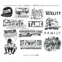 O.b.f & Charlie P - Ghetto Cycle vinyl cover