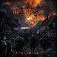 Obscurity - Ascheregen (Silver Splatter) vinyl cover
