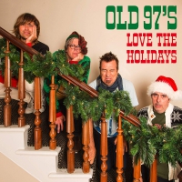 Old 97's - Love The Holidays Red/white Swirl vinyl cover