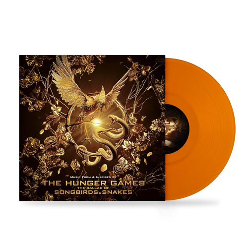 Olivia Rodrigo/Rachel Zegler/Flatland Cavalry - The Hunger Games: The Ballad of Songbirds & Snakes (Orange) vinyl cover